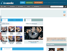 Tablet Screenshot of losacordes.com